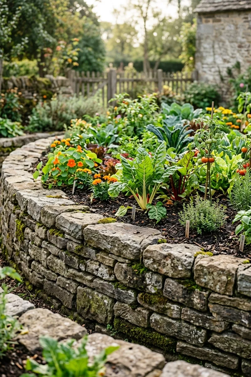 Stone Wall Beds