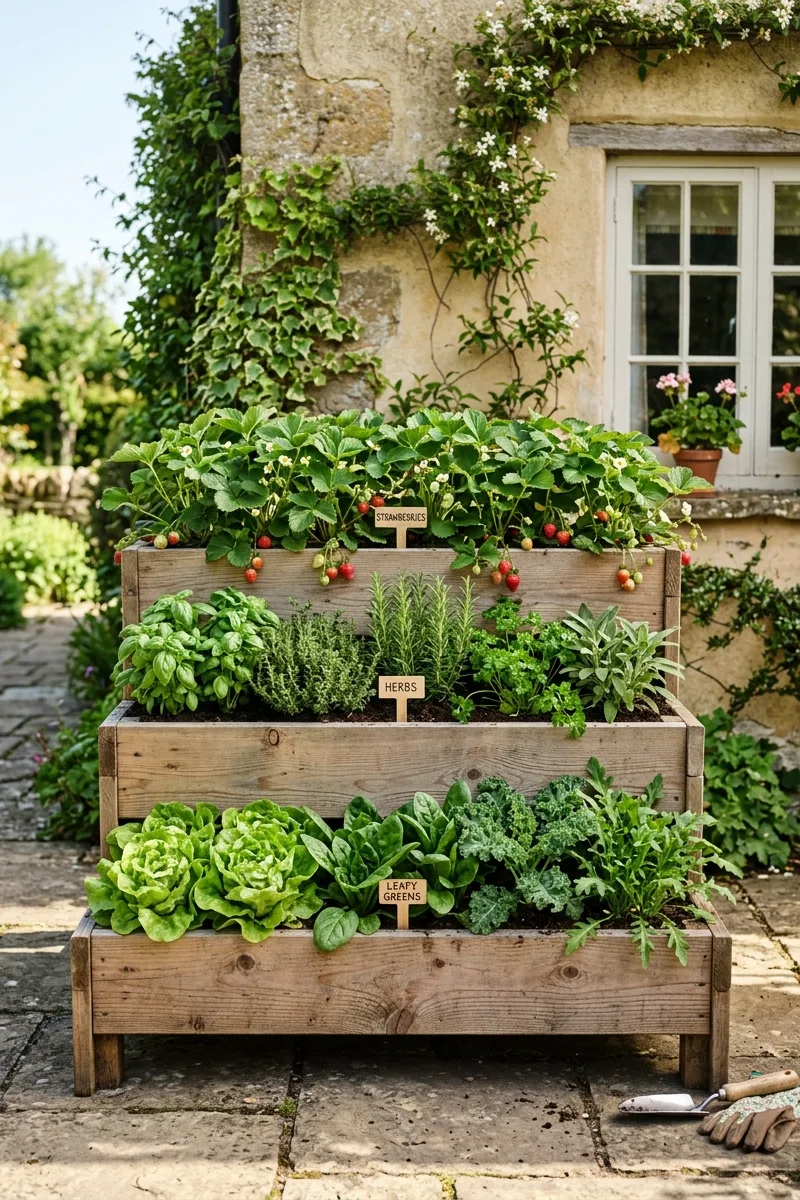 Vertical Tiered Planters