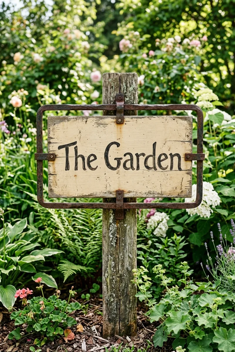 Creative Garden Signage