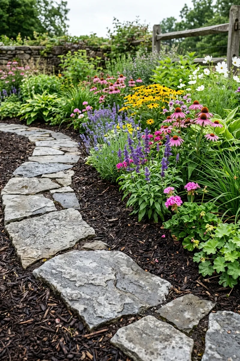 Irregular Flagstone Edging