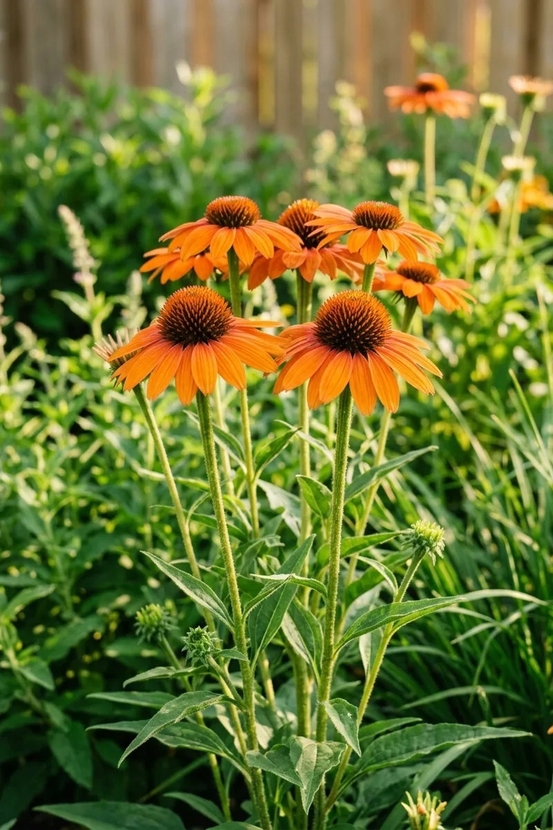 Orange Coneflowers