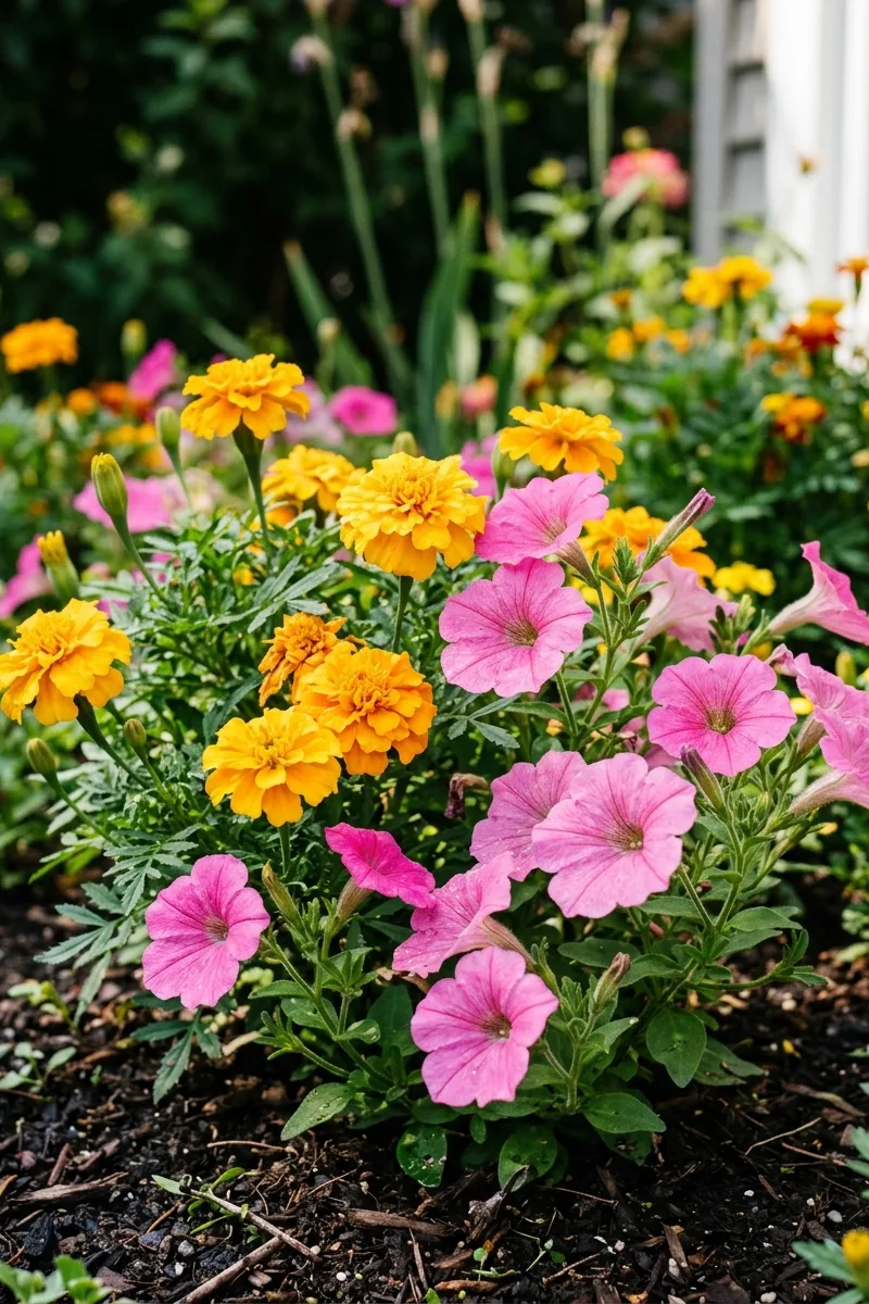 Pink and Yellow Flower Combinations