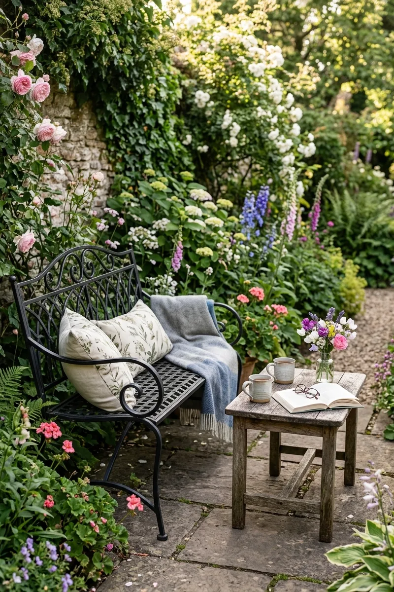 Sitting Area with Rustic Furniture