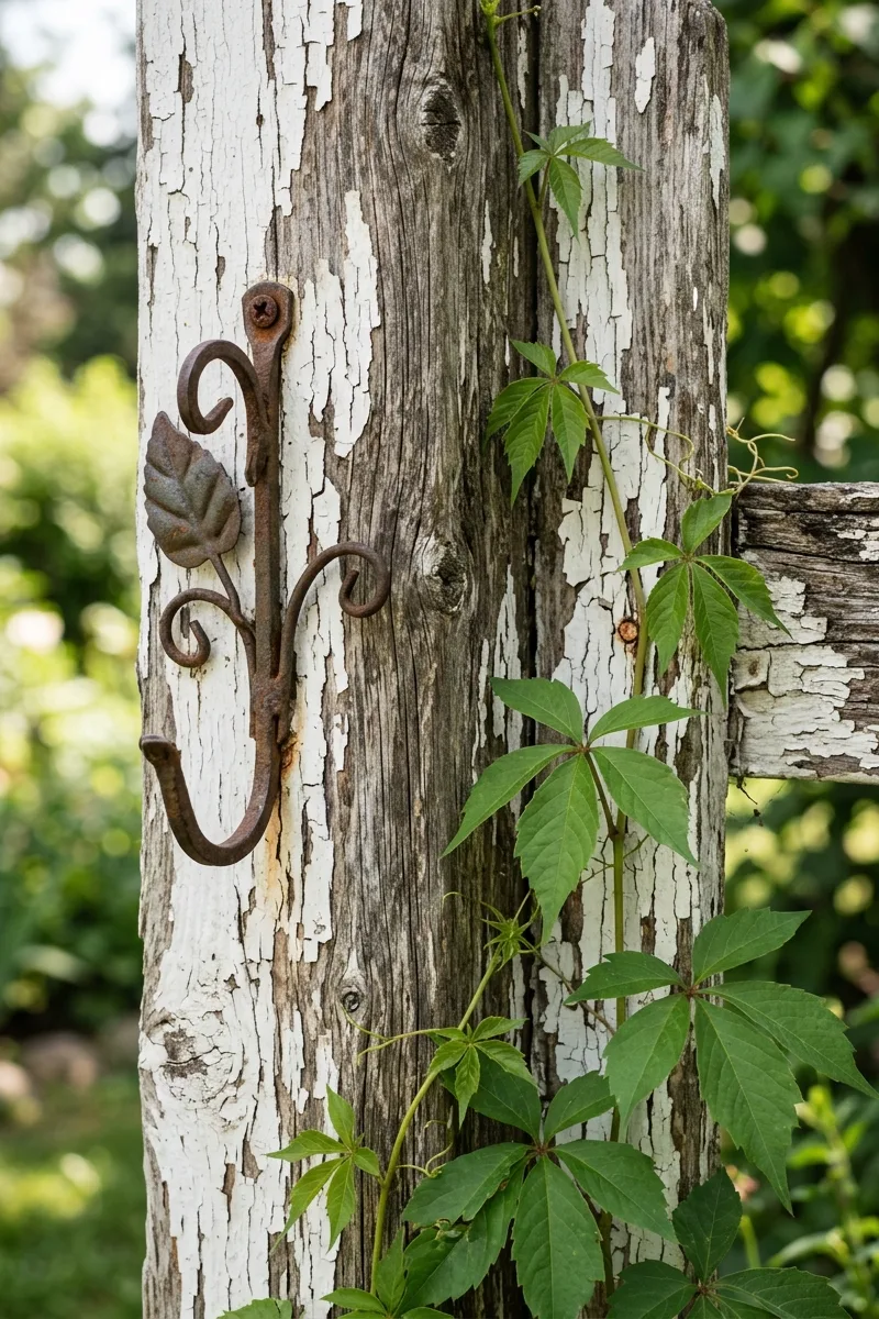 Weathered Wooden Fence Backdrop
