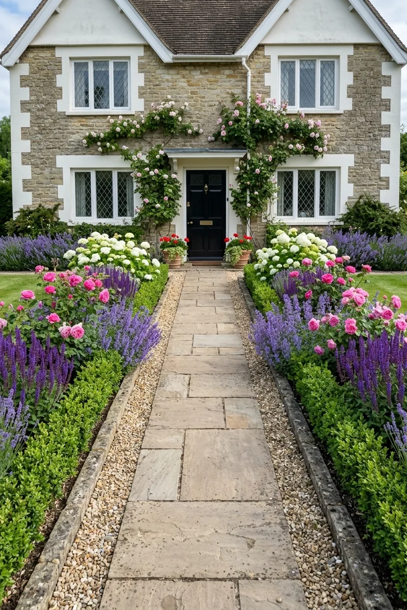 Classic Front Yard Symmetry