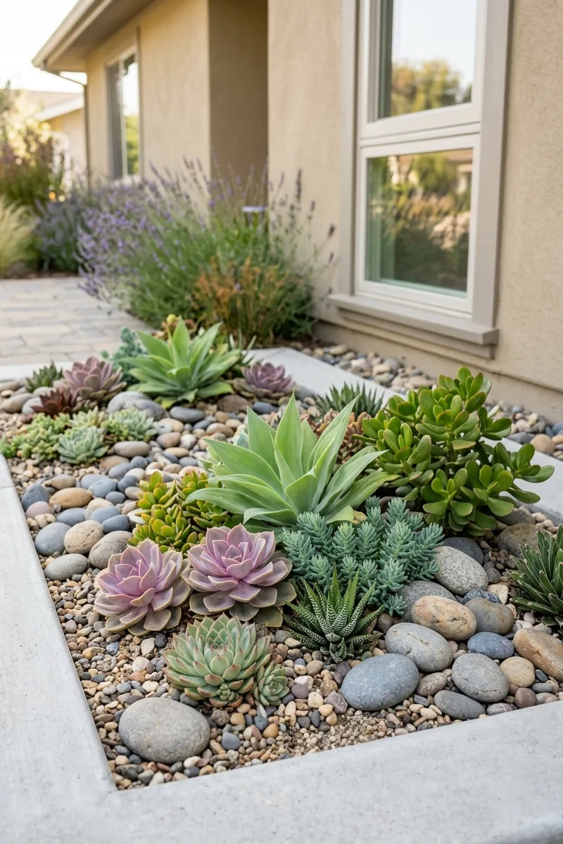 Succulent Rock Garden