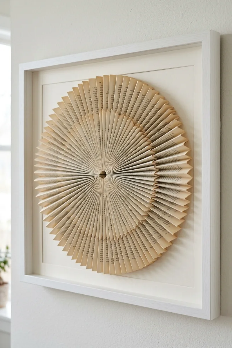 Book Page Wall Art