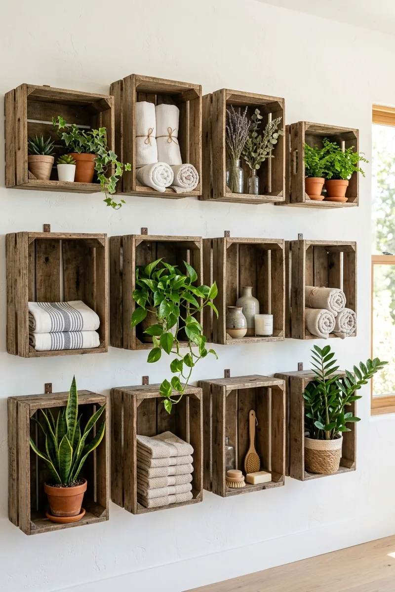 Crate Wall Storage