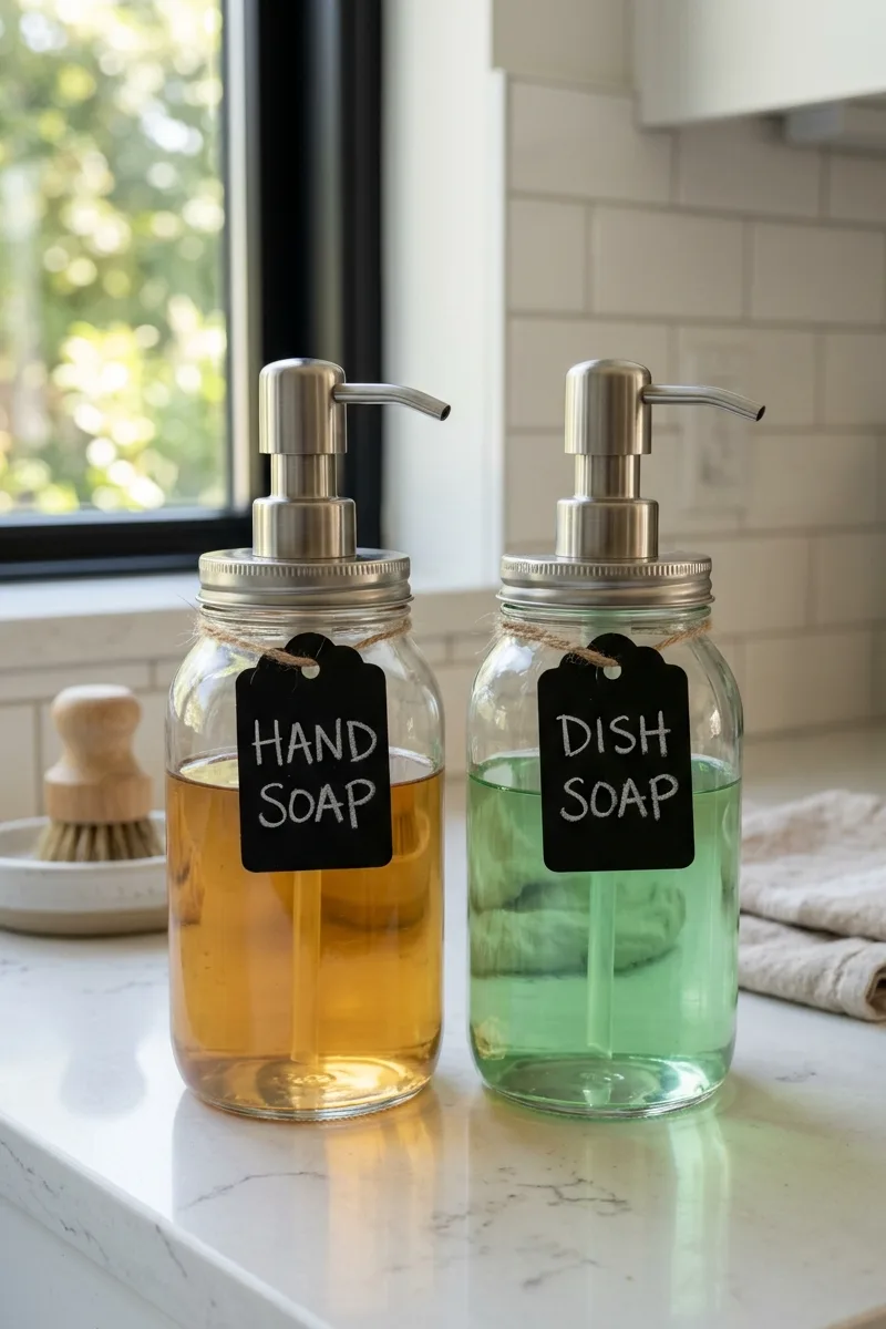 Glass Jar Dispensers