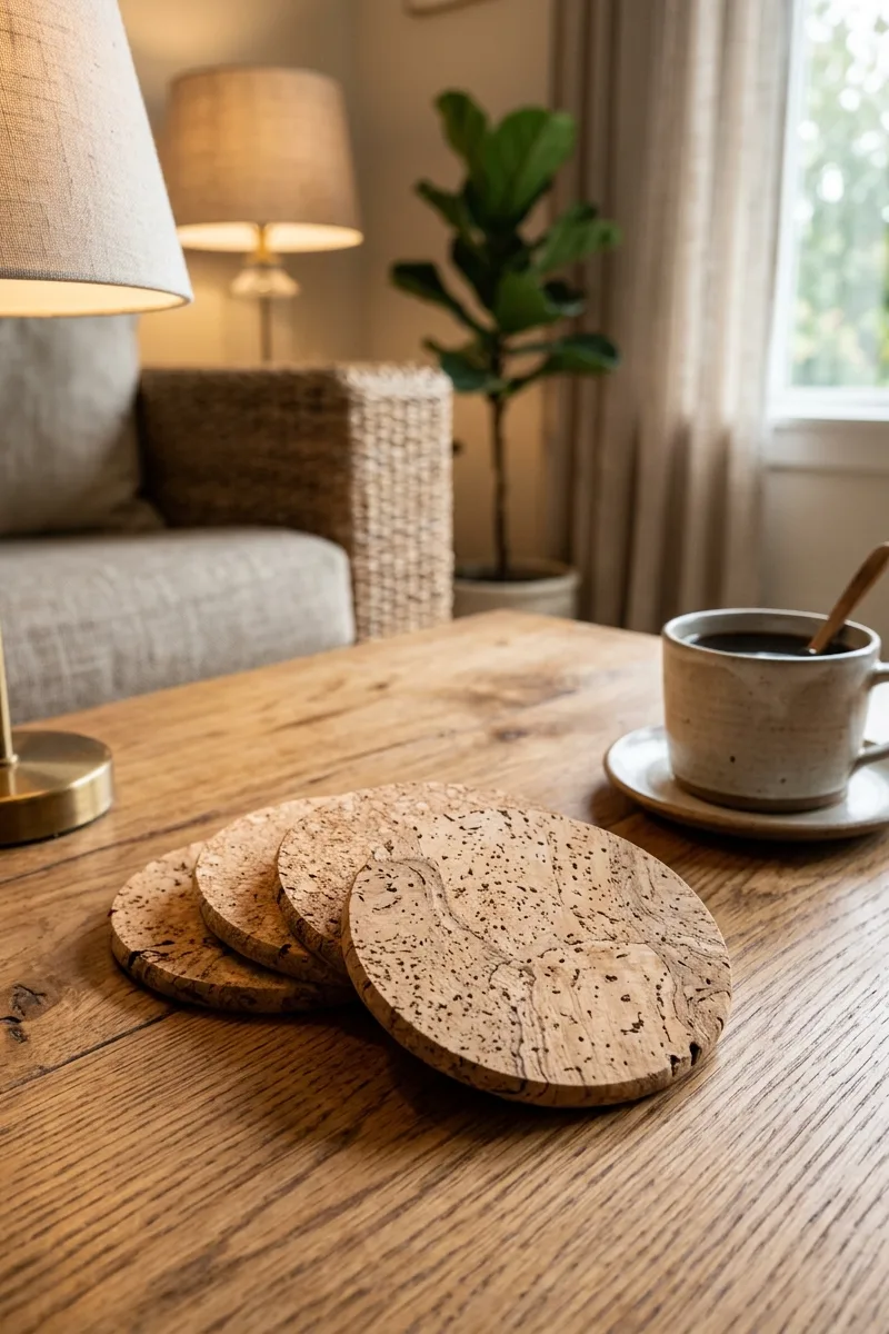 Wine Cork Coasters