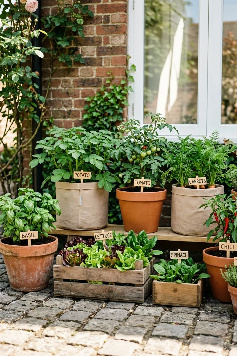 Container Garden Layout