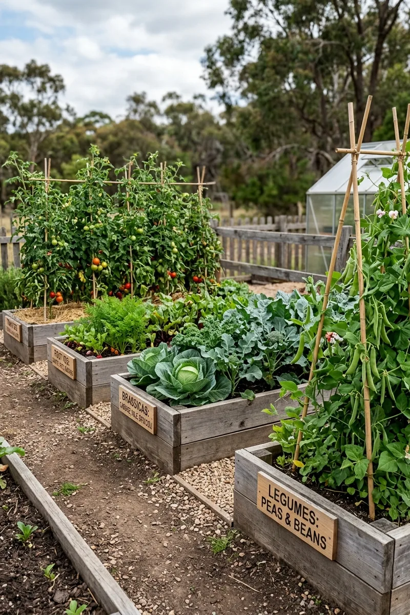 Four-Bed Crop Rotation