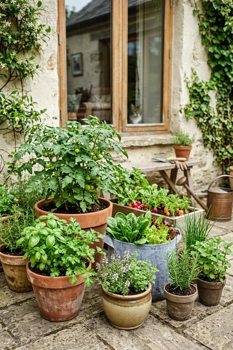 Container Garden Layout