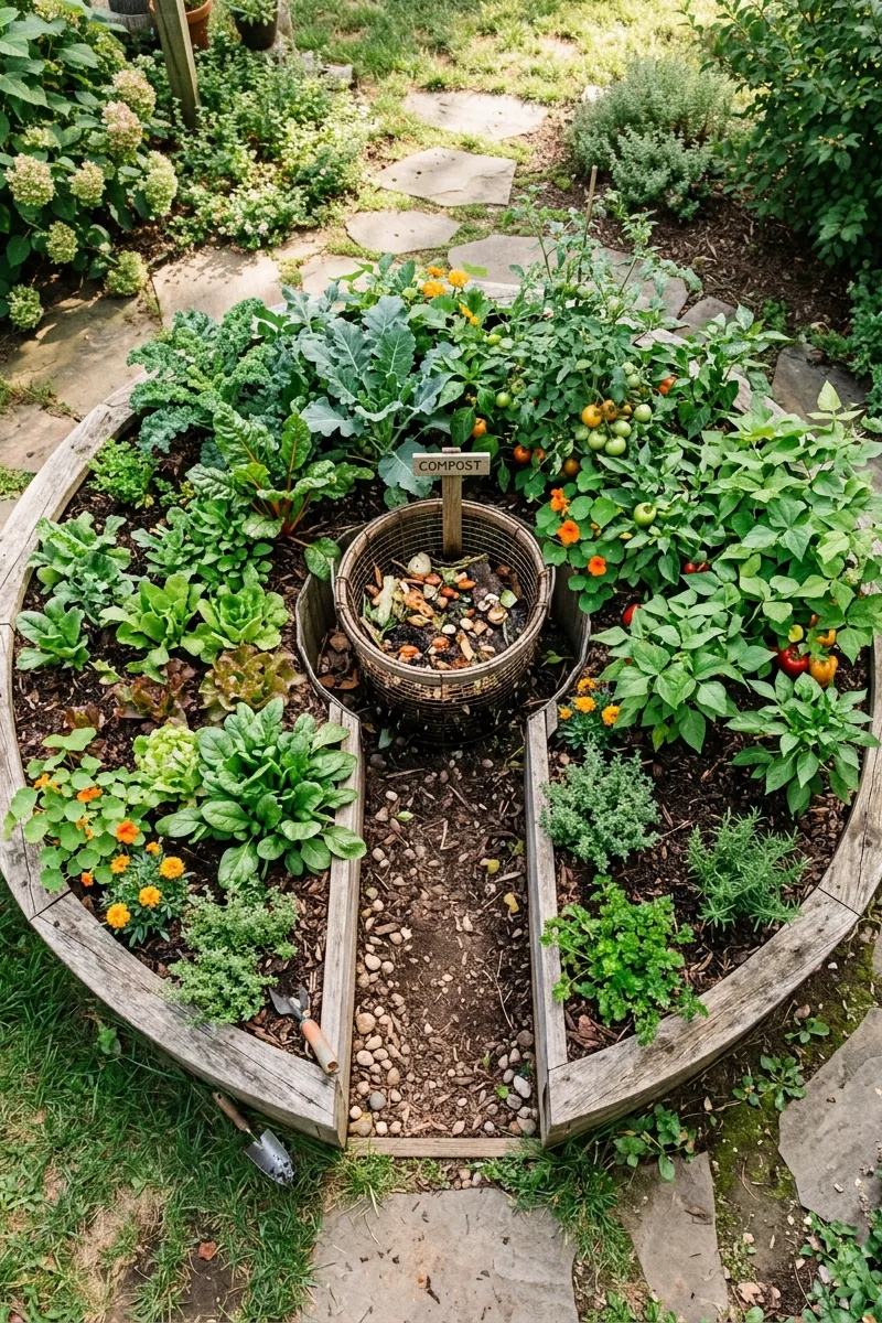 Keyhole Garden Layout