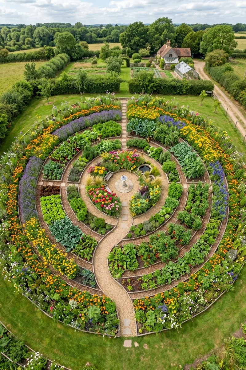 Mandala Garden Layout