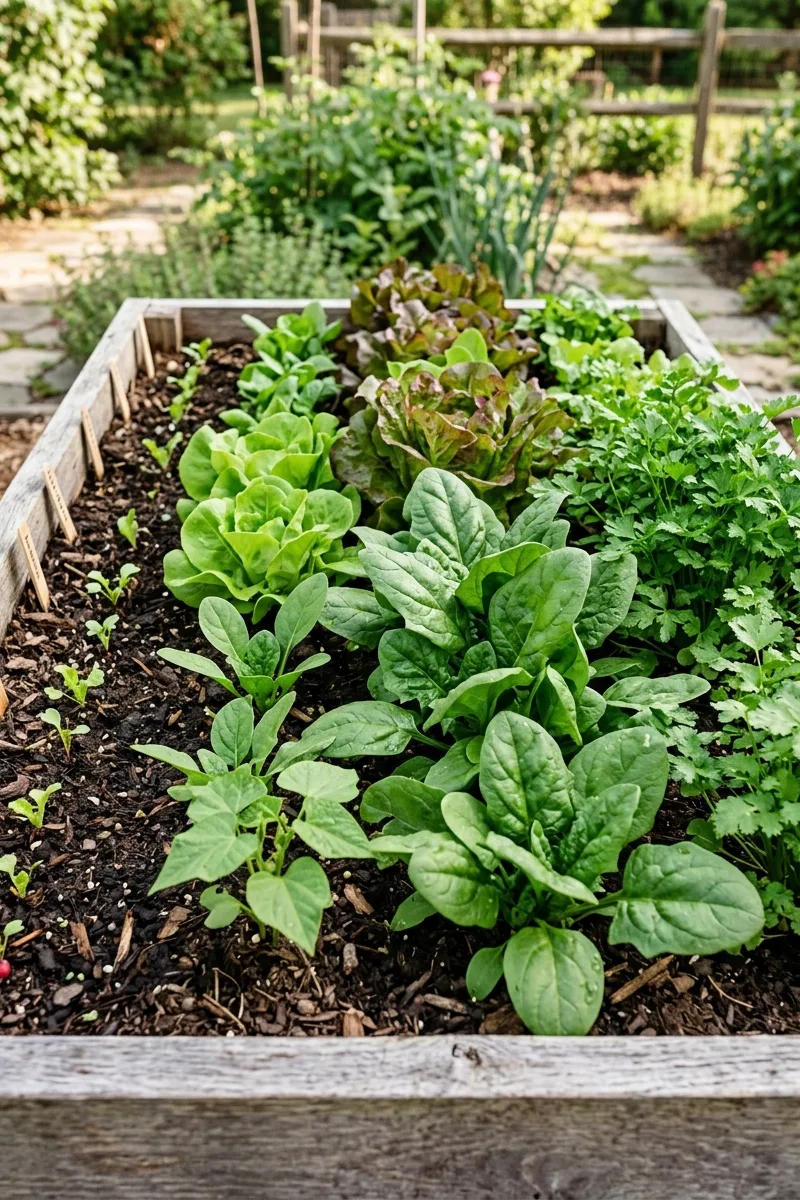 Succession Planting Layout