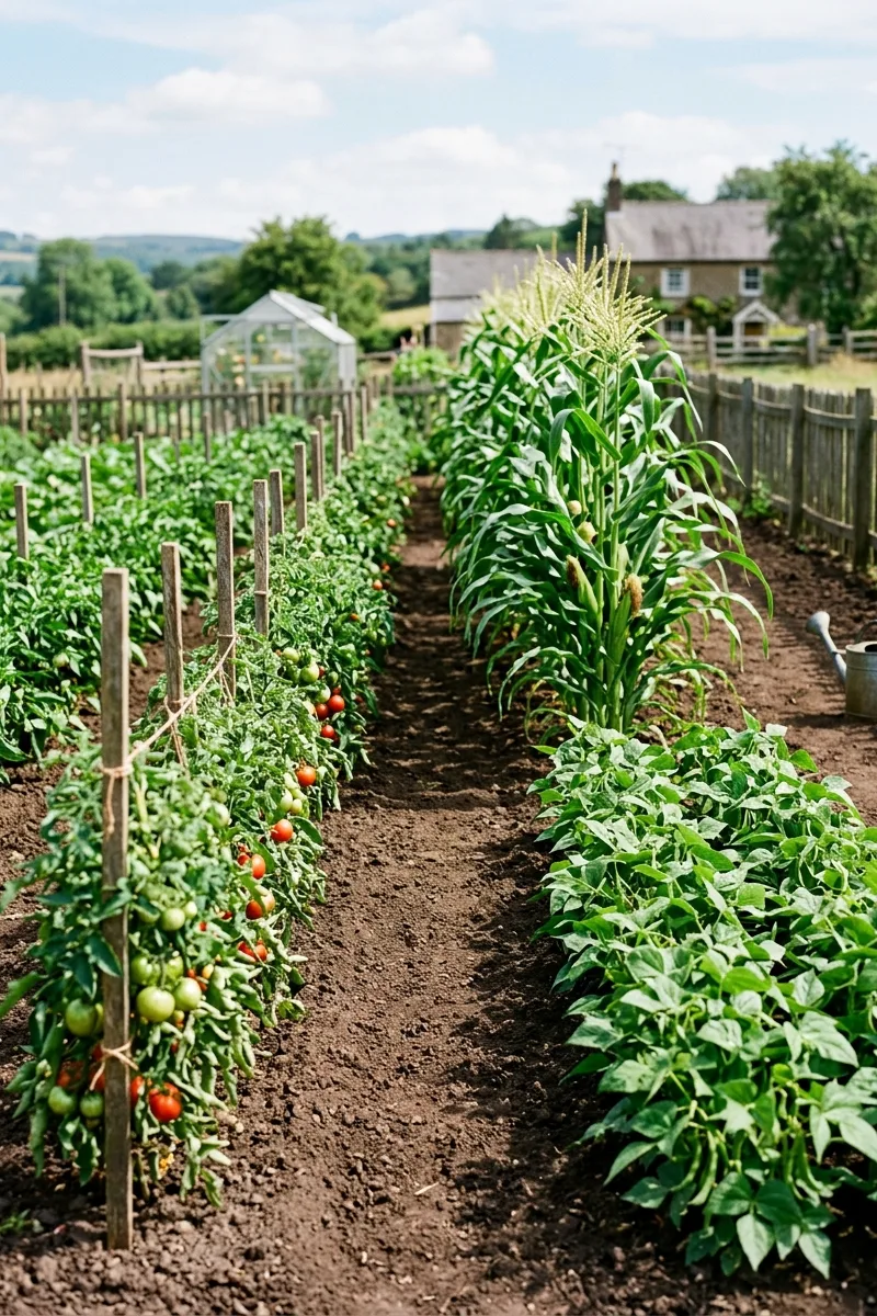Traditional Row Garden