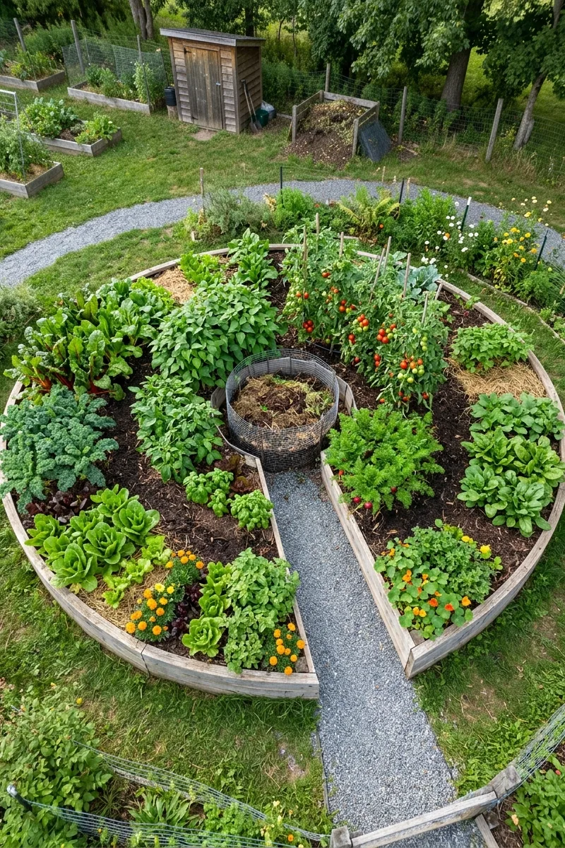 Keyhole Garden Layout