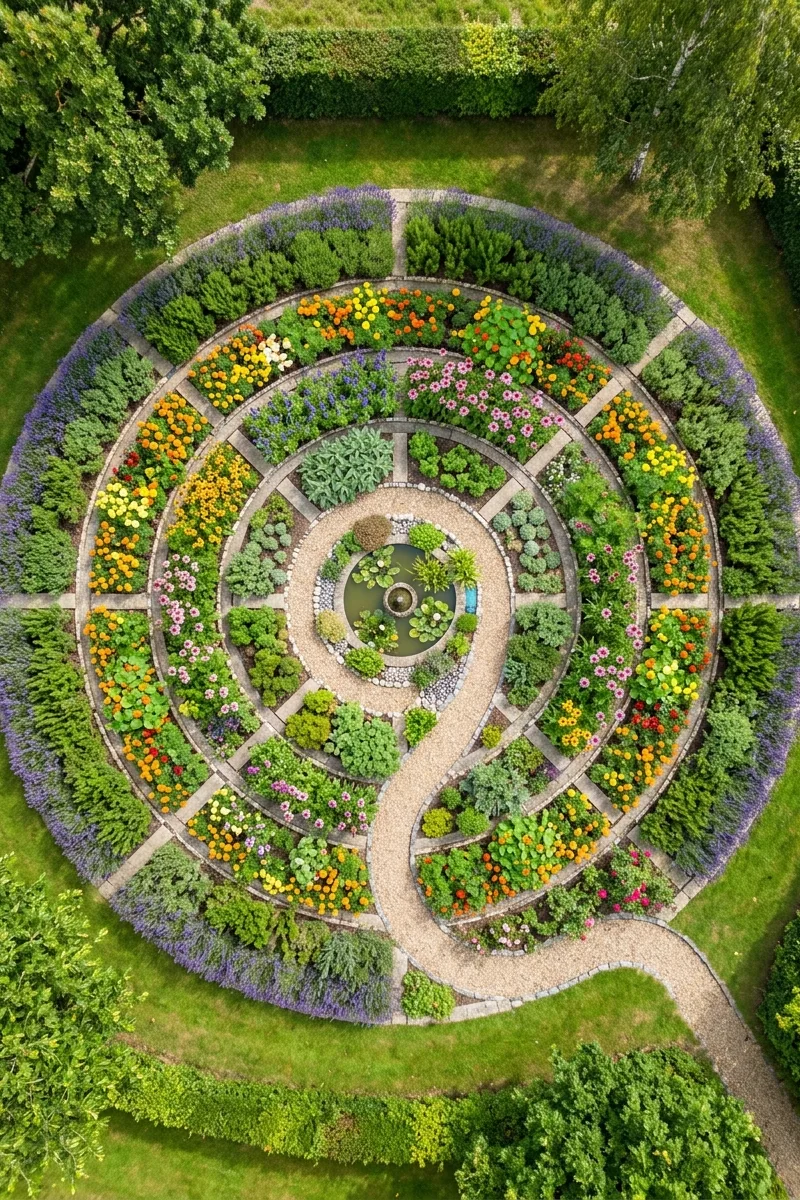 Mandala Garden Layout