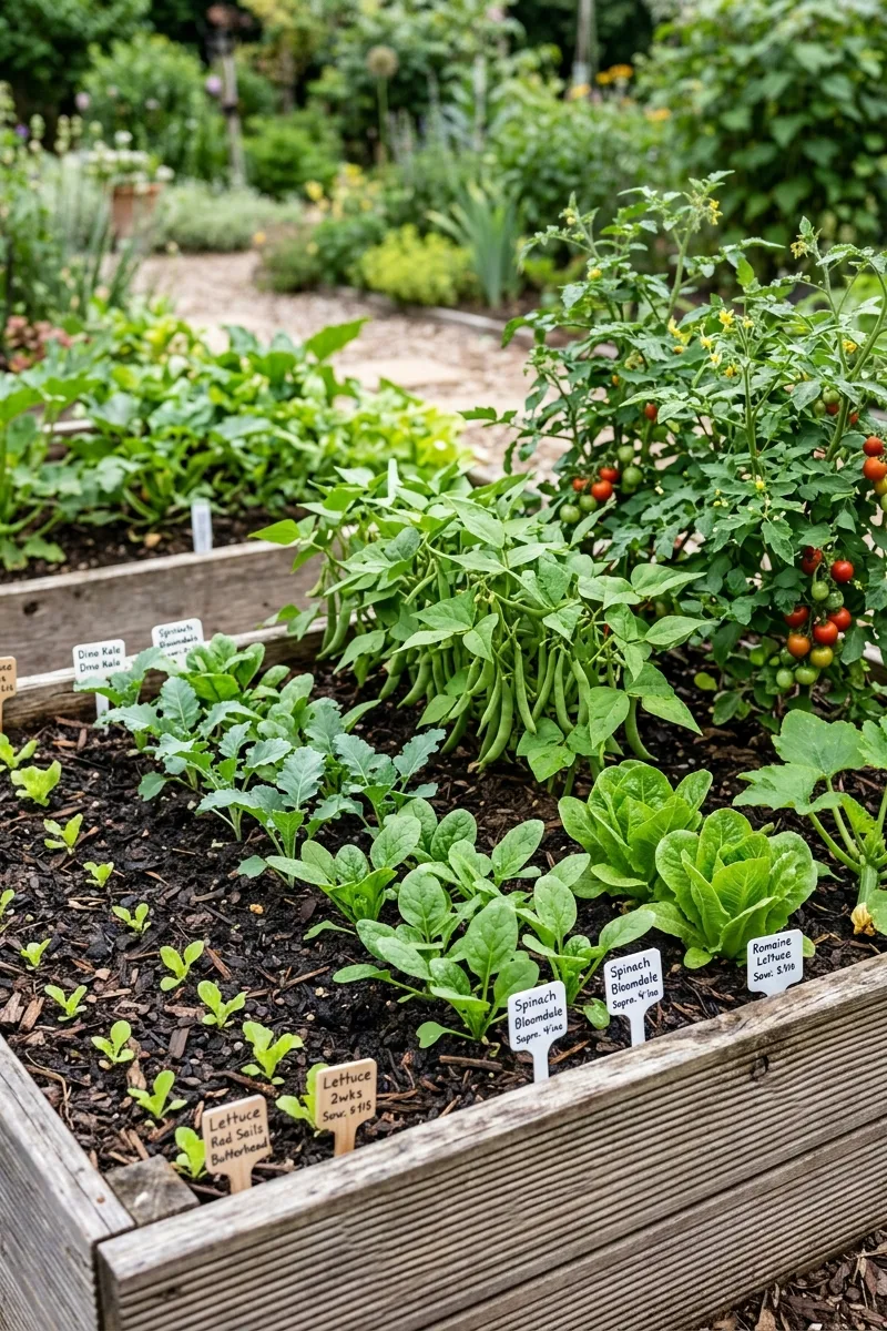 Succession Planting Layout
