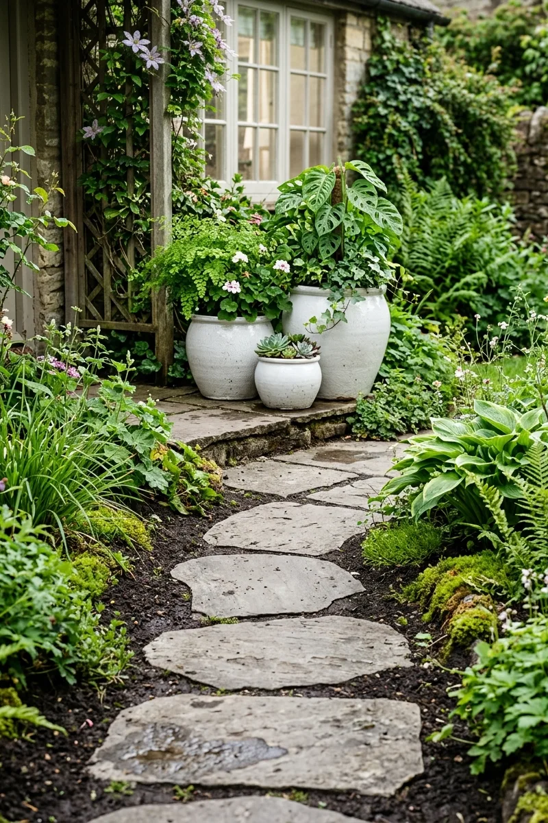 Smooth Grey Garden Paths