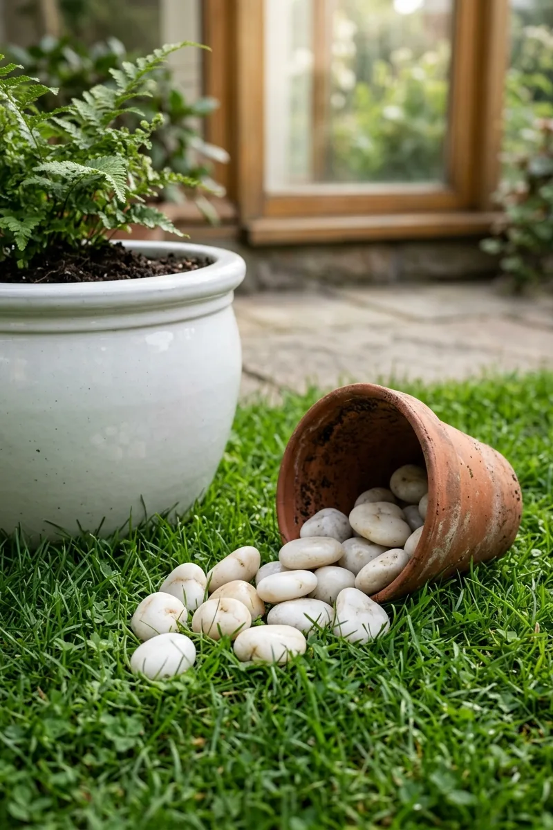 Tipped Terracotta Pot Accents
