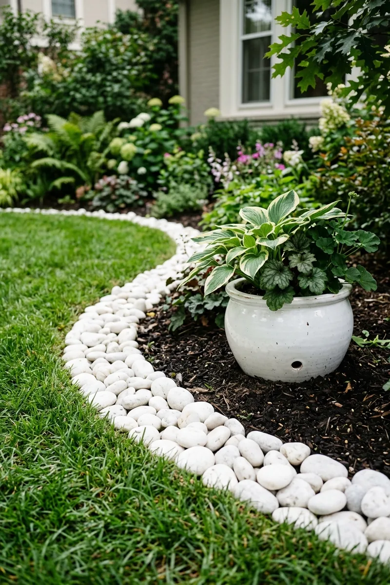 White River Stone Borders
